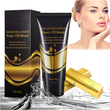 Hochwertige 24K Gold Collagen Hautpflege Gesichtsmaske Peel-Off Maske 24K Gold Gesichtsmaske